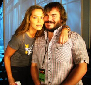 Actress Elizabeth Berkley and Actor Jack Black